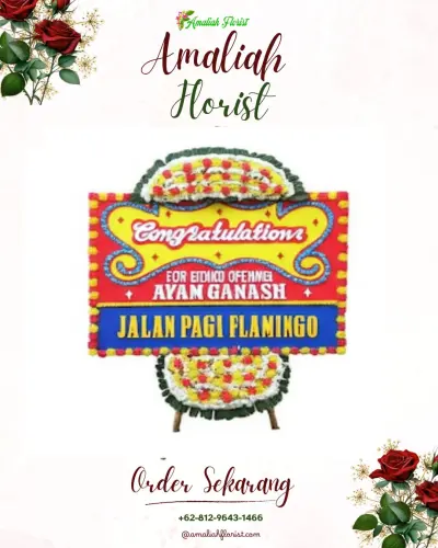 Bunga Papan Congratulation di Rawalumbu